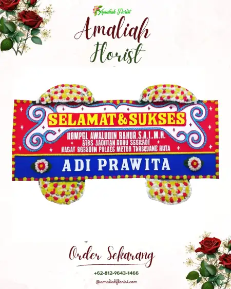 Papan Bunga Ucapan Selamat Teluk Pucung